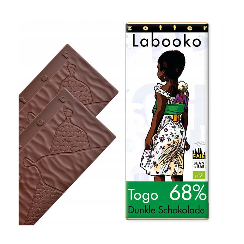Czekolada z Togo 68% Kakao