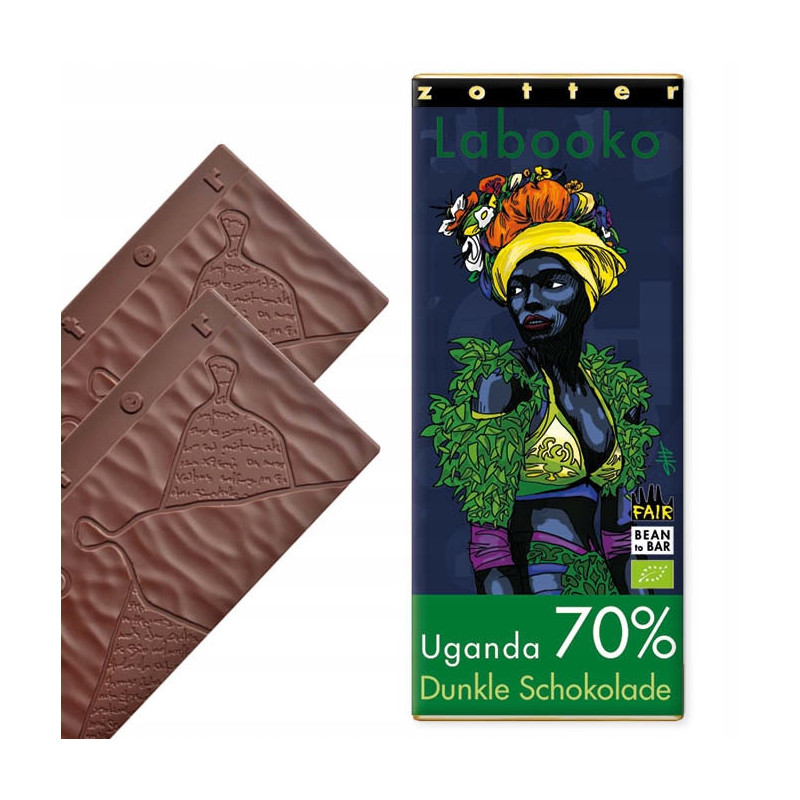 Czekolada z Ugandy - 70% Kakao