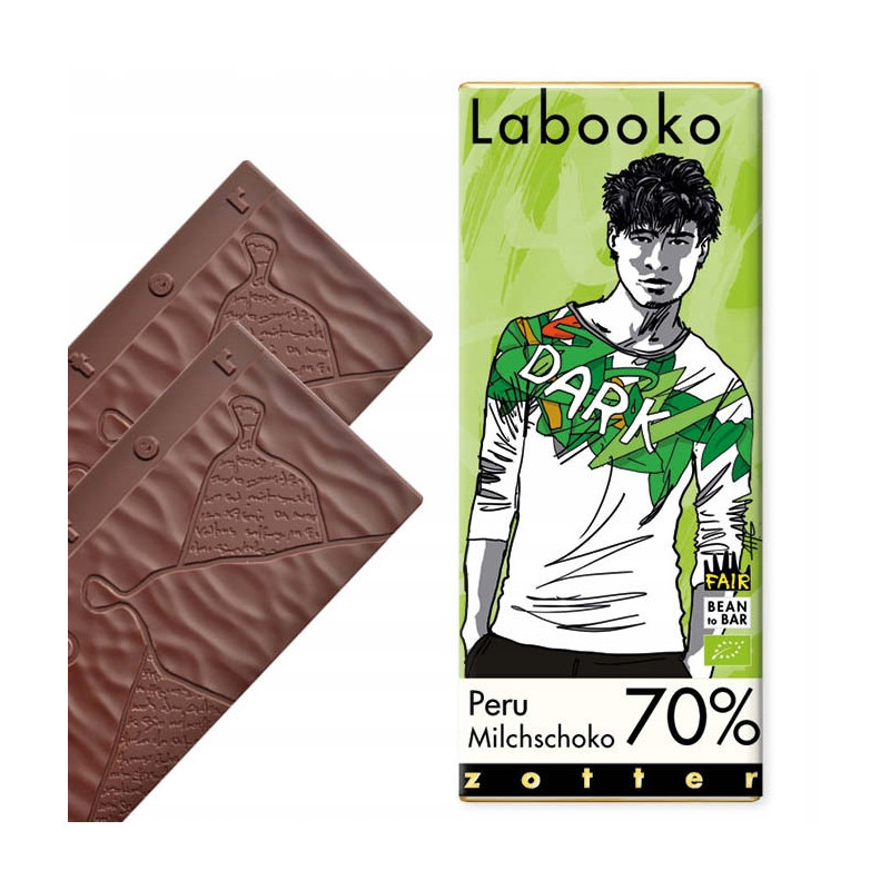 Czekolada Mleczna z Peru 70% Kakao