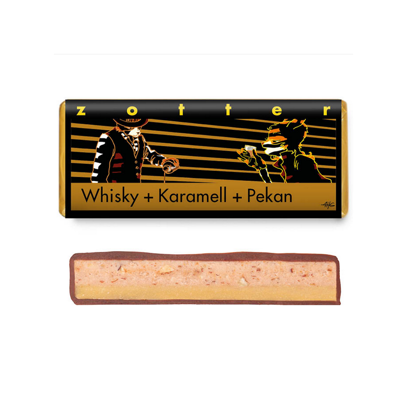 Ciemna Czekolada 70% Whisky + Karmel + Pekan