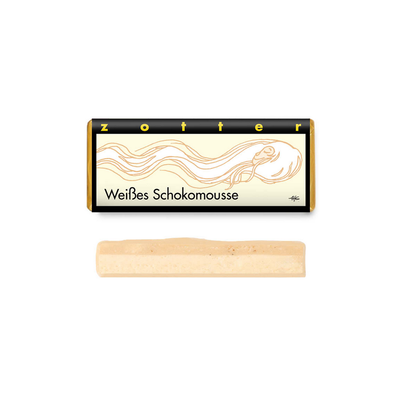 Czekolada nadziewana białym musem White Choco Mousse
