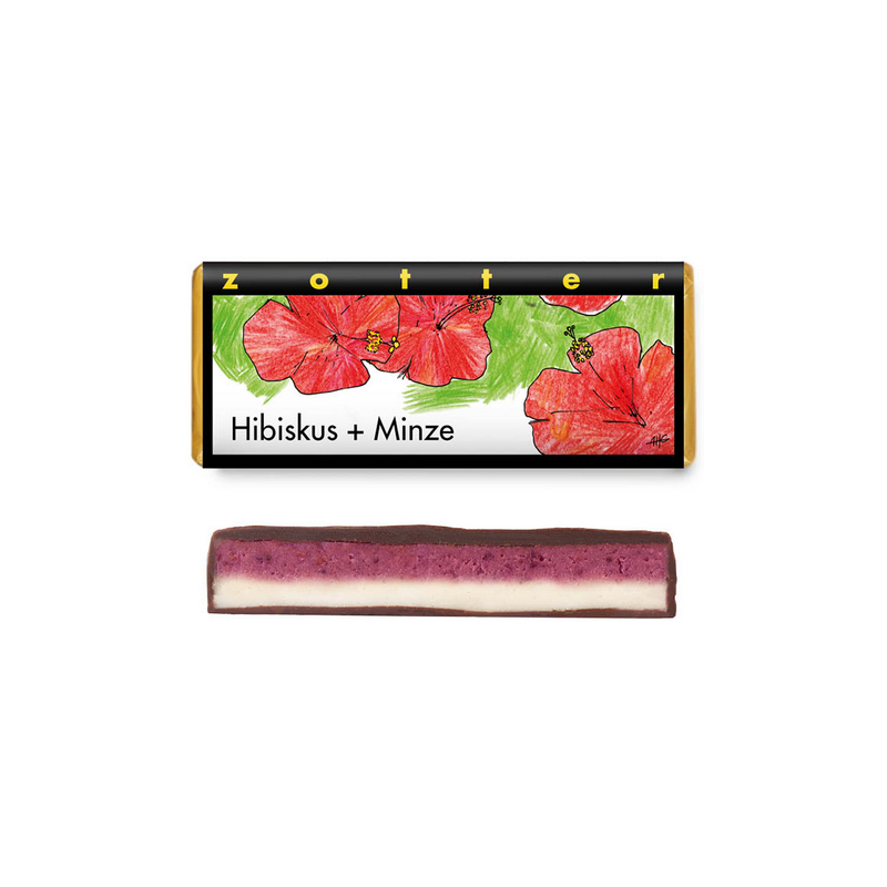 70% Czekolada Hibiskusem i Miętą