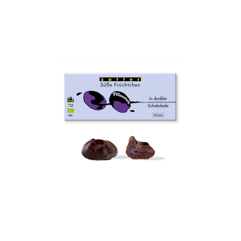 Owoce w czekoladzie- Śliwki w ciemnej czekoladzie