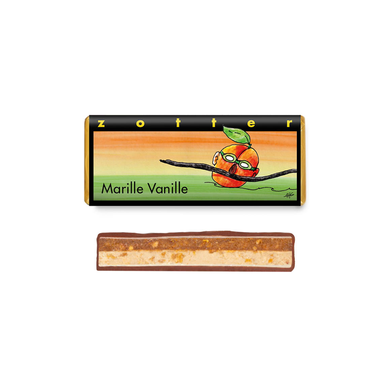 Apricot Vanilla Czekolada mleczna z marcepanem morelowym i wanilią