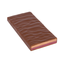 Blueberries Hazelnut Czekolada mleczna z kasztanami, nadziewana ganache z jeżyn