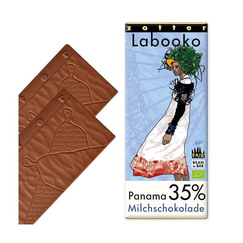 Czekolada Mleczna 35% Kakao z Panamy BIO
