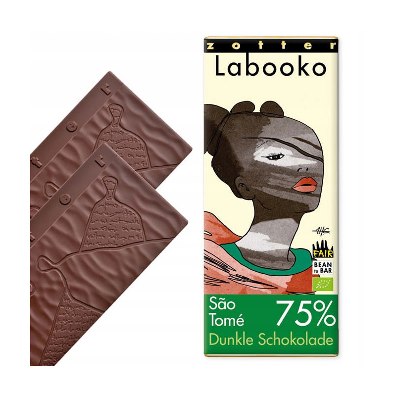 Czekolada z Sao Tome 75% Kakao